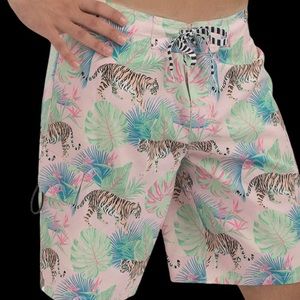 Men’s Board Shirts Jungle Tiger Size Small